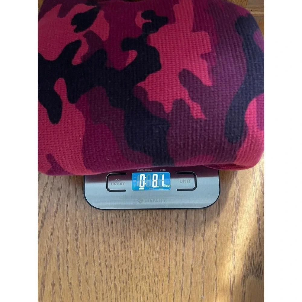 Polo Ralph Lauren Shirt Mens 2XL Thermal Pullover Camouflage Knit Red
